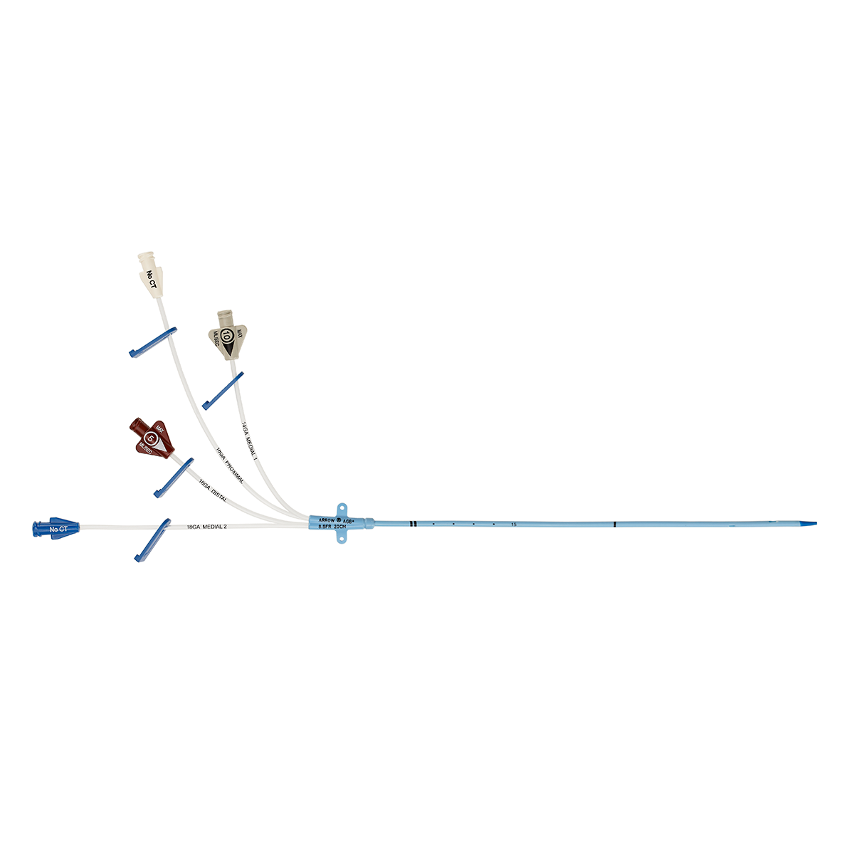 Pressure Injectable Arrowg+ard Blue Plus® Four-Lumen CVC | Acute CVC ...