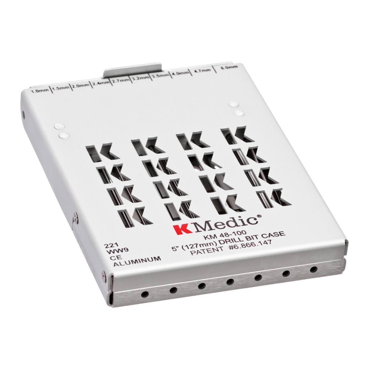 KMedic® Drill Bit Case Orthopedic Surgical Instruments All